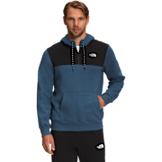 The North Face Standard Quarter-Zip Long-Sleeve Hoodie for Men - Shady Blue/TNF Black